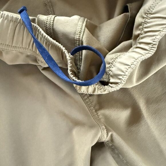 Janji Transit Tech Pants Men's Large Brown Polyester Blend Pull On Tapered 31x28 - Picture 14 of 16